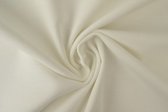 50 meter molton stof - Gebroken wit - 100% katoen - Molton stof op rol