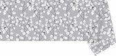 Raved Tafelzeil Lente Bloemen  140 cm x  140 cm - Grijs - PVC - Afwasbaar