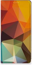 Smartphone Hoesje OPPO Reno8 T 4G Leuk Book Case Polygon Color