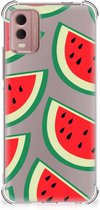 Smartphone hoesje Nokia C32 Telefoonhoesje met tekst met transparante rand Watermelons