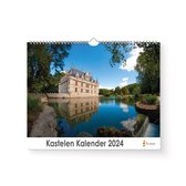 Huurdies - Kastelen Kalender - Jaarkalender 2024 - 35x24 - 300gms
