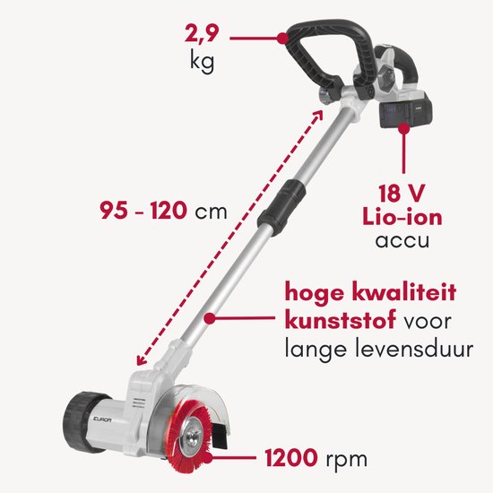Eurom Batterij onkruidborstel — afbeelding 3