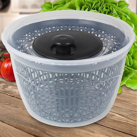 Essoreuse À Salade Avec Égouttoir, Bol Et Passoire - Essoreuse À Laitue Multi-Usage Rapide Et
