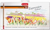 Boîte d'expression Bruynzeel de 36 crayons de couleur