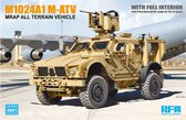 1:48 Rye Field Model 4801 M1024A1 M-ATV MRAP all terrain vehicle - Full Interior Plastic Modelbouwpakket