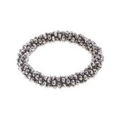 Sorprese armband - Vintage Crystal - Silver - armband dames - haarelastiekjes - cadeau - Model R - Cadeau