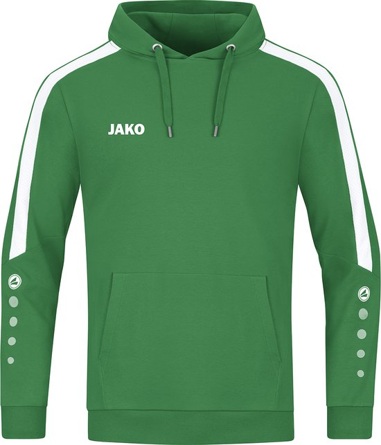 Jako Power Sweater Met Kap Heren - Sportgroen | Maat: 4XL