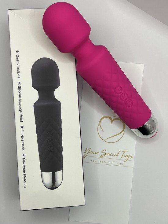 Nina - Wand Vibrator - Waterdicht & Super krachtig - Clitoris Stimulator &  G Spot