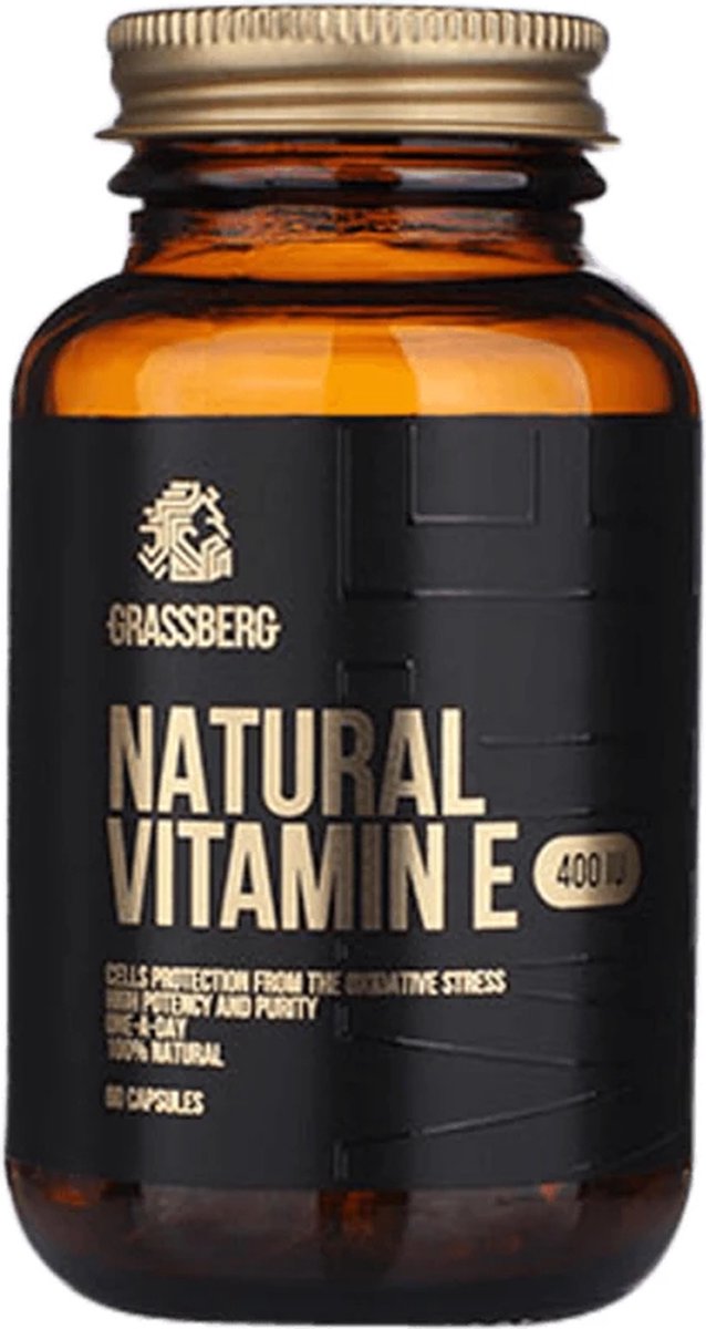 Natural Vitamin E 400IU (60 Caps) Unflavoured