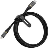 OtterBox Premium USB-C naar Lightning kabel - 1M - Zwart
