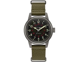 Bulova Hack Horloge - Bulova heren horloge - Groen - diameter 38 mm - kleur gecoat roestvrij staal