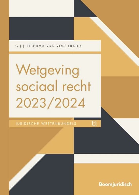 Boom Juridische wettenbundels - Wetgeving sociaal recht 2023 ... - cover