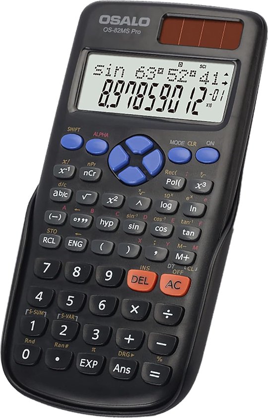Calculatrice scientifique avancée avec 240 fonctions - Groot écran, double  Barres -... | bol.com