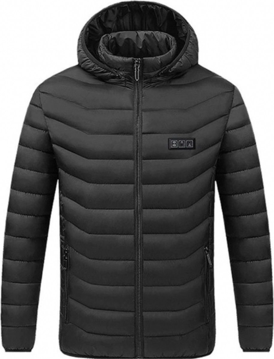 Veste chauffante - Veste d'hiver - Veste avec chauffage - Unisexe - Zwart -  Taille XL | bol