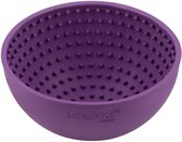 LickiMat Wobble - Hondenbak - Likmat / Anti-schrok / Slowfeeder voor Hond - Paars - 16,5 cm