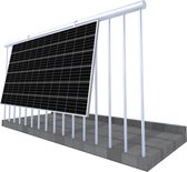 Balkon zonnepaneel set 370Wp - Zonnescherm - Privacyscherm