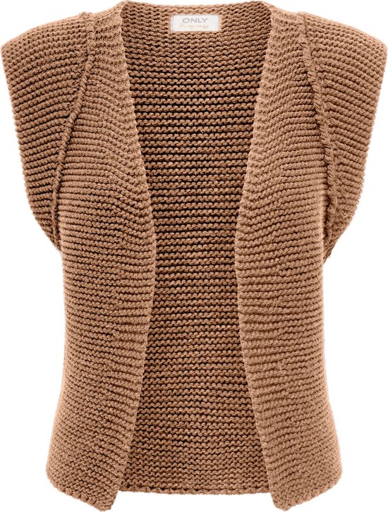 Gilet Femme Col Rond Avec Ornements Perles – Modèle ONLRENATA SL, Sans Manches, Coupe Normale, Style Décontracté Chic