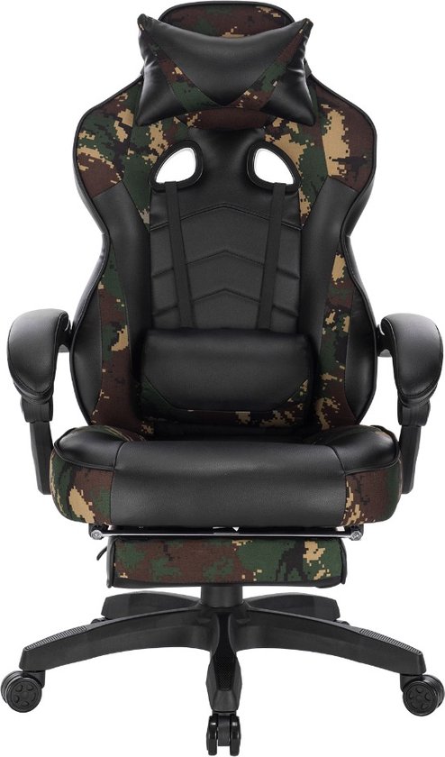 Ergonomische Gamestoel - Bureaustoel met Voetensteun Ergonomische Gamestoel - Bureaustoel met Voetensteun