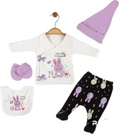 Babysetje 5-delig - Newborn kleding set/meisje - kraamcadeau -
