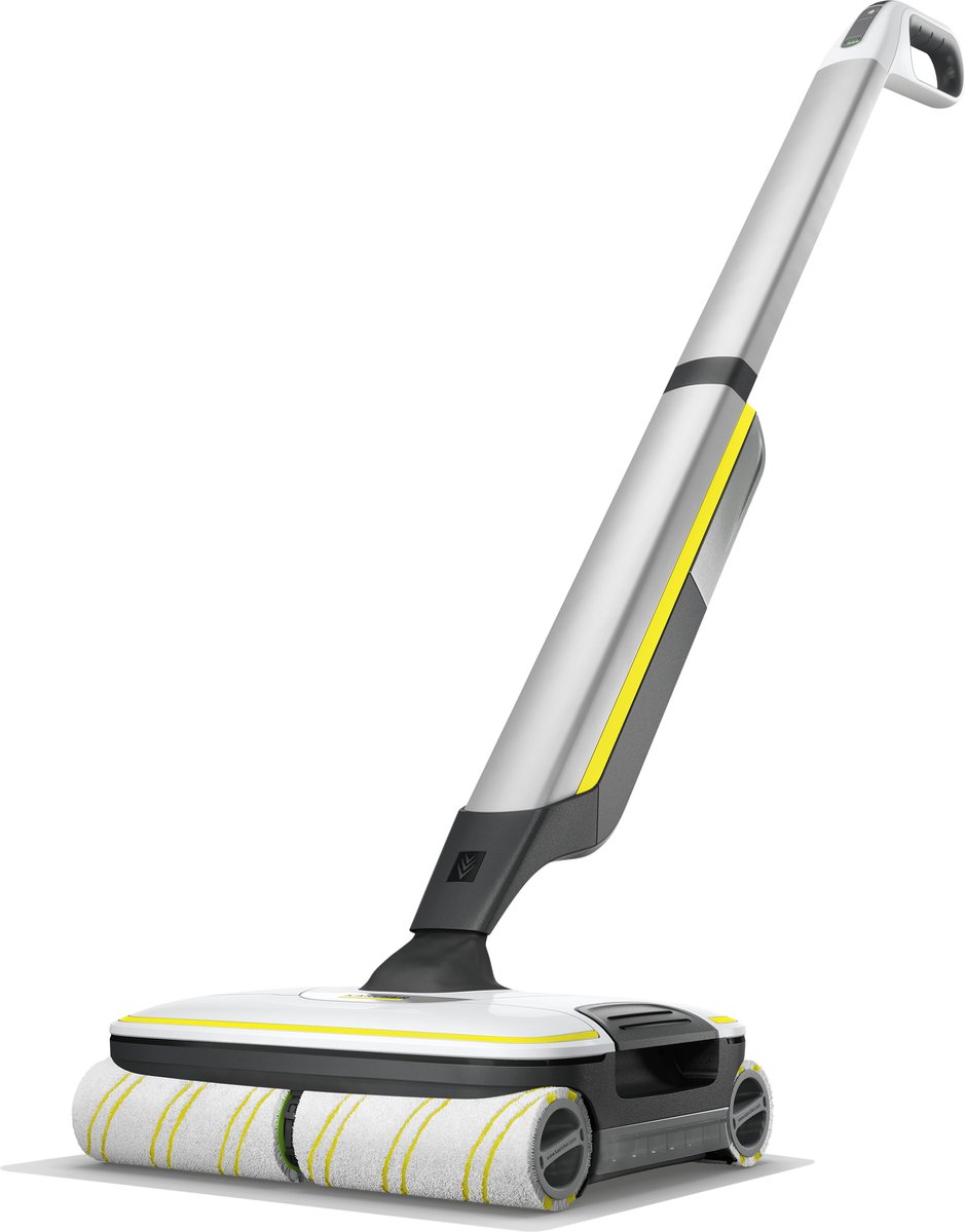 Kärcher FC 7 Cordless - Vloerreiniger - Snoerloos - 4 roterende microvezelrollen - accuduur: ca. 45 minuten - oppervlakte per acculading: ca. 135 m²