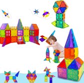 Magnetische bouwstenen - Magnetische tegels - STEM Speelgoed - Ontwikkeling van verbeelding - Vormherkenning - Bouwset - 34 Delige Set