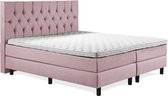 Boxspring Luxe 180x220 Capiton Oud Roze