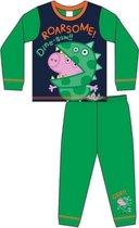 Peppa Pig pyjama - groen met blauw - George Big pyama - maat 92/98