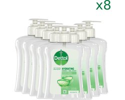 Dettol Handzeep - Verzachtend – Aloe Vera - 250ml x8