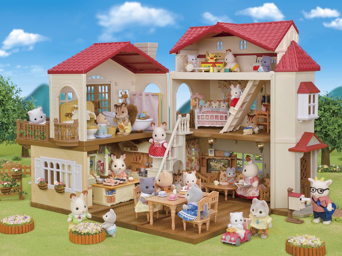 Sylvanian Families® Figurine maison de campagne chambre d'enfant