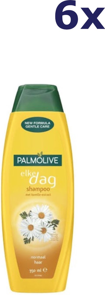 Palmolive Shampoo - Elke Dag - Kamille Extract - 6 x 350 ml - Voordeelverpakking