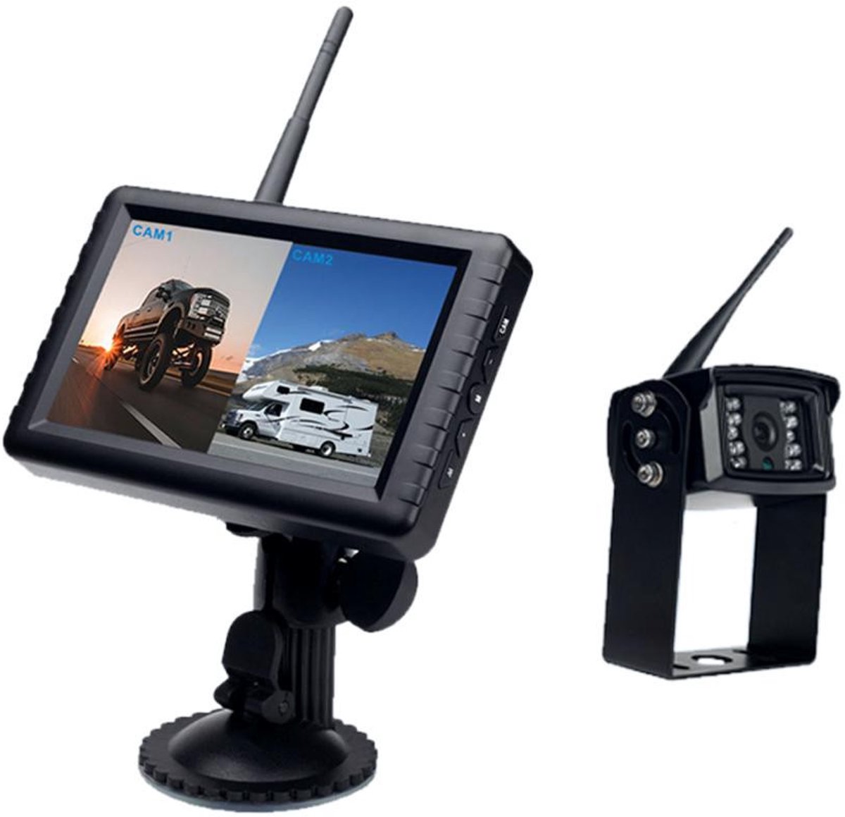 Vechline Draadloze Camera Set 5 Inch Achtercamera >2021 12/24V