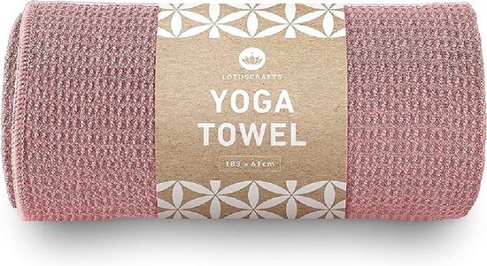 Serviette de yoga, antidérapante, bonne adhérence au sol, (enduite de  silicone), 183 x... | bol.com