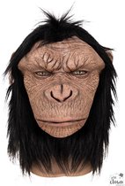 Masque de déguisement chimpanzé en latex pour adultes