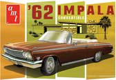 1:25 AMT1355 1962 Chevy Impala Convertible Car Plastic Modelbouwpakket