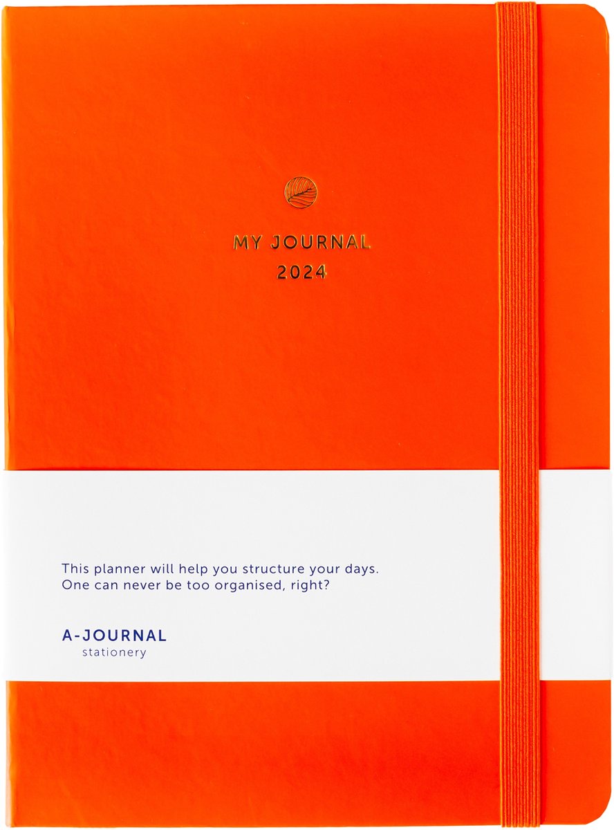 My Journal Agenda 2024 - Oranje - A-Journal
