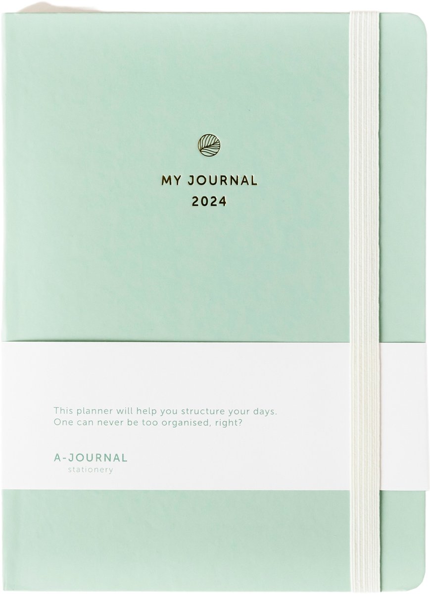 My Journal Agenda 2024 - Mintgroen - A-Journal