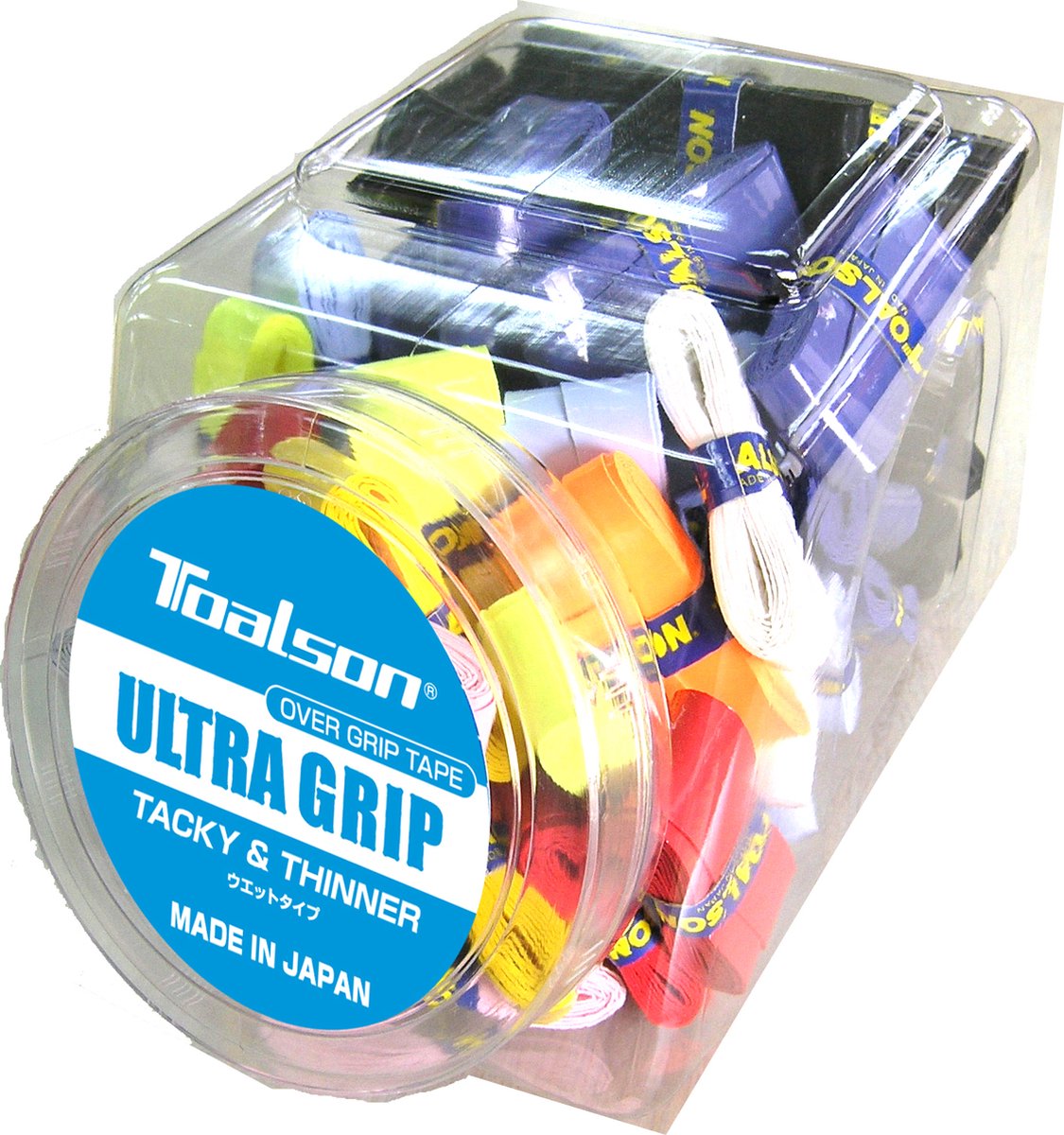 Toalson Ultra Grip Candy Box Mix Colors 72 pcs Tennis Padel