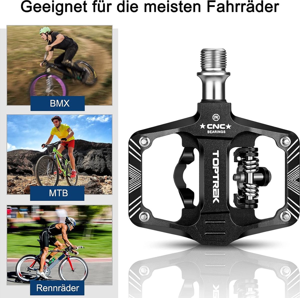 Giant Combo Touring pedalen - Dubbelzijdig SPD/platform pedaal
