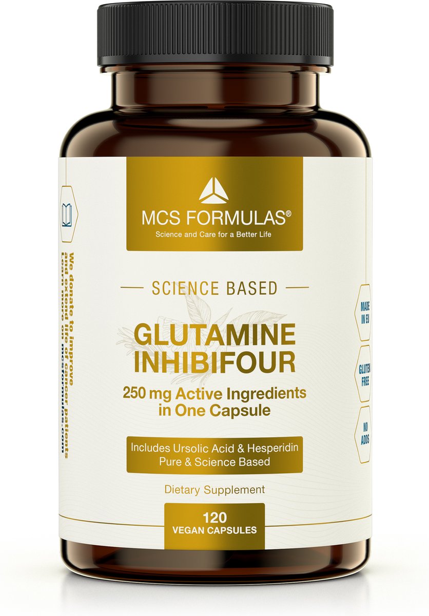 Goedkoopste Glutamine Inhibifour, 120 Capsules
