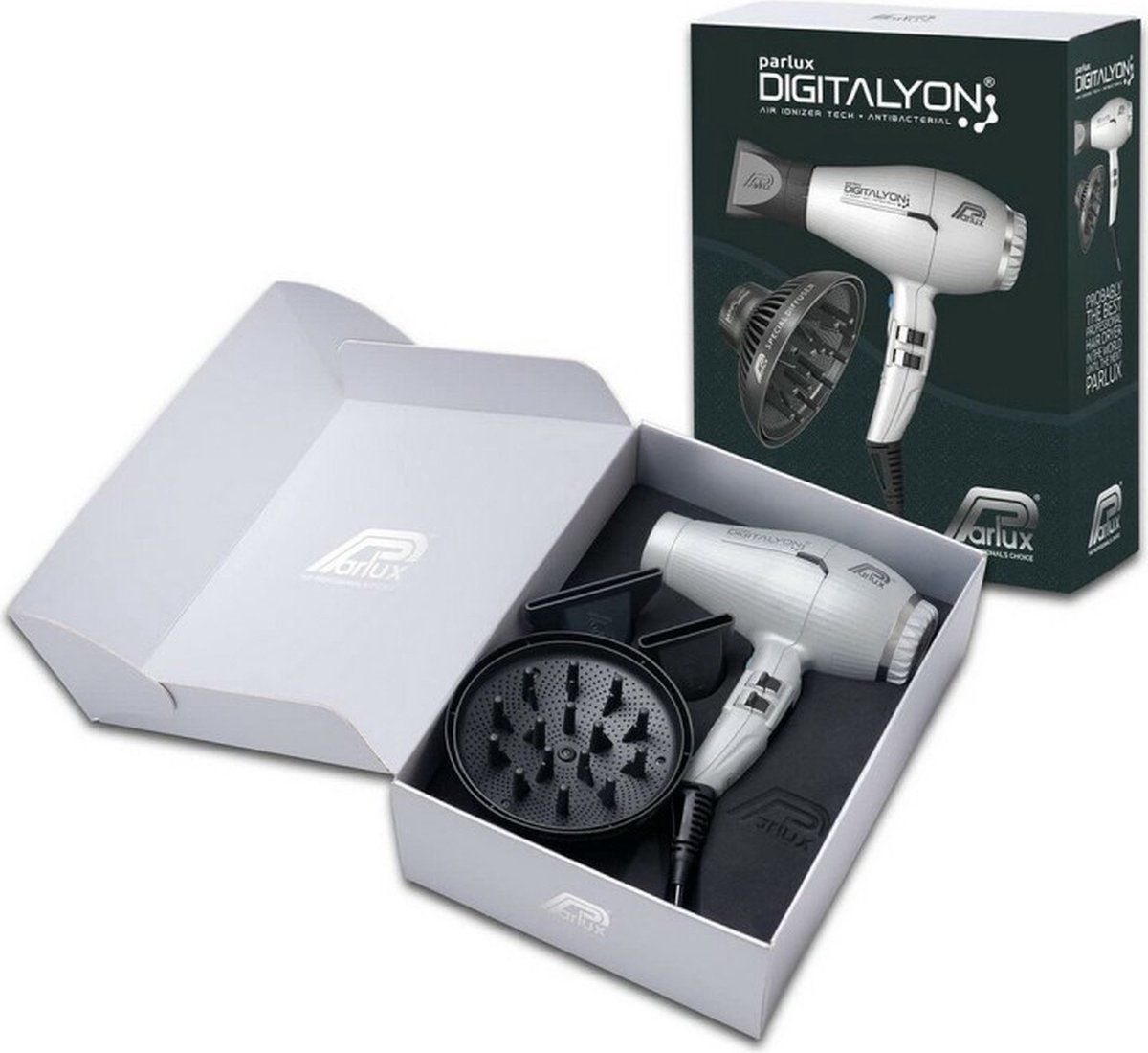 Föhn Parlux Digitalyon Ziverachtig Ionisch (2 pcs) - afbeelding 3