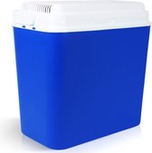 Niceey Thermo Elektrische Koelbox - 24 Liter - Koelbox Elektrisch 12v 230 Volt - Coolbox - Koelt & Verwarmt - Blauw