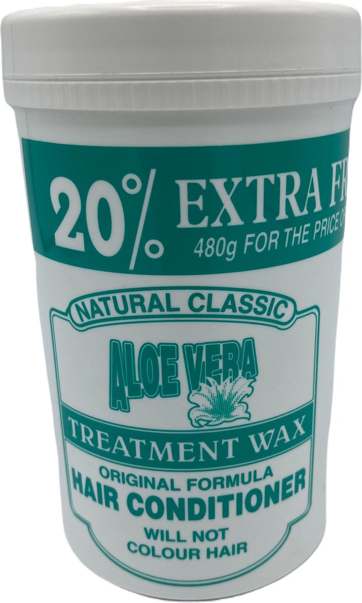Natural Classic - Aloe Vera - Haarmasker - Conditioner - Treatment Wax - 480 gram - 530 ml