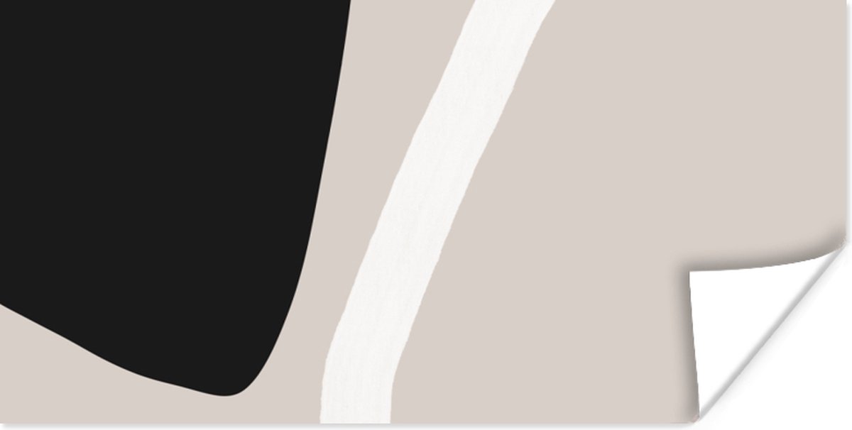 Poster Pastel - Minimalisme - Vormen - 80x40 cm