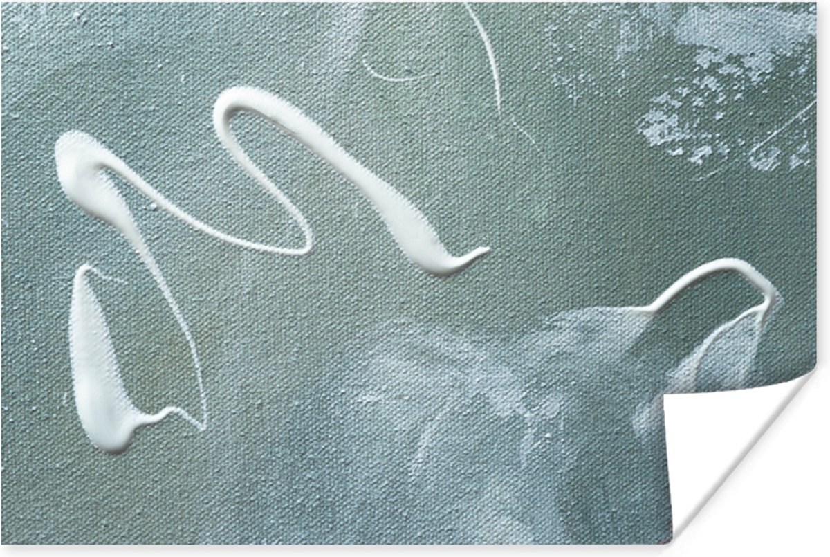 Poster Acrylverf - Design - Abstract - 120x80 cm