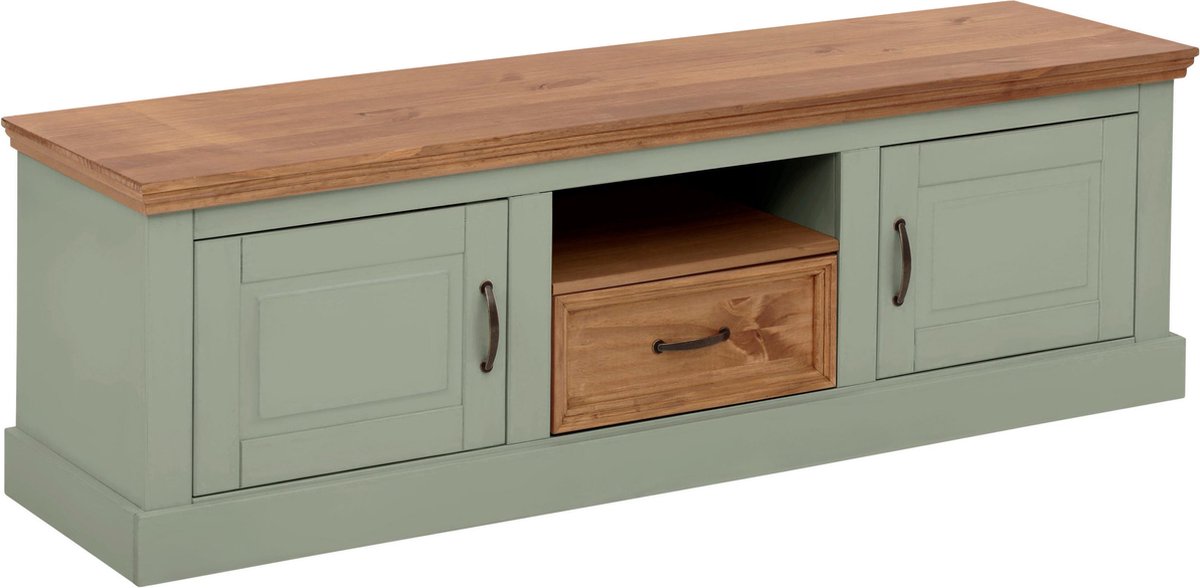 Selma - Lowboard 160 cm met 2 deuren Groen (50 x 160 x 45 cm)