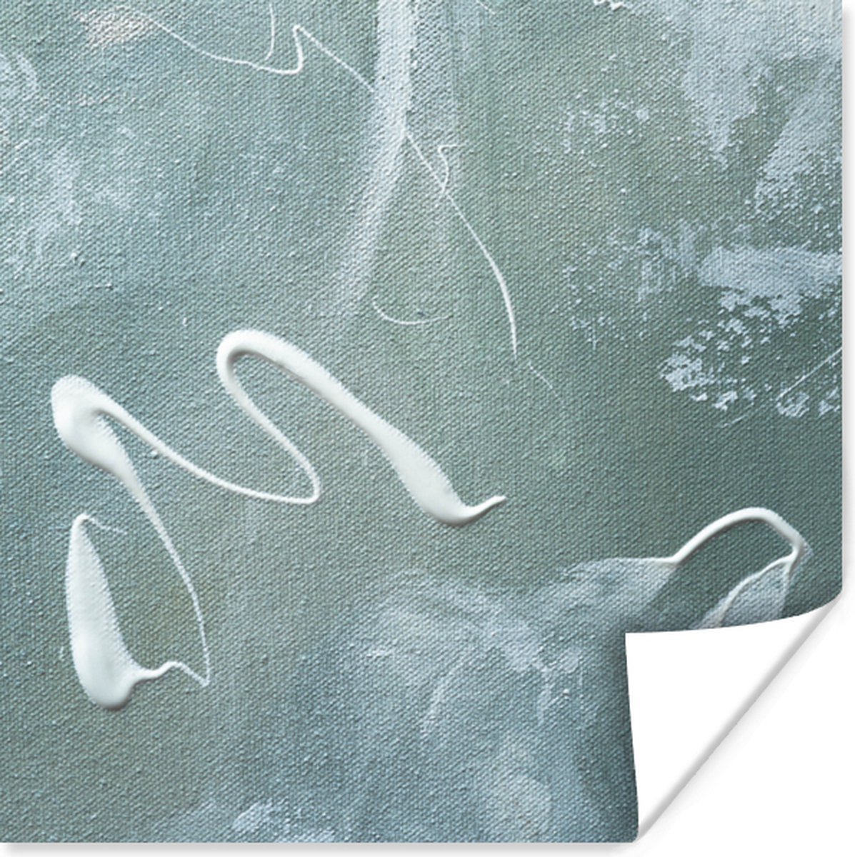 Poster Acrylverf - Design - Abstract - 30x30 cm