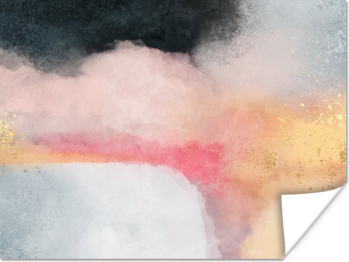Poster Verf - Abstract - Design - 40x30 cm