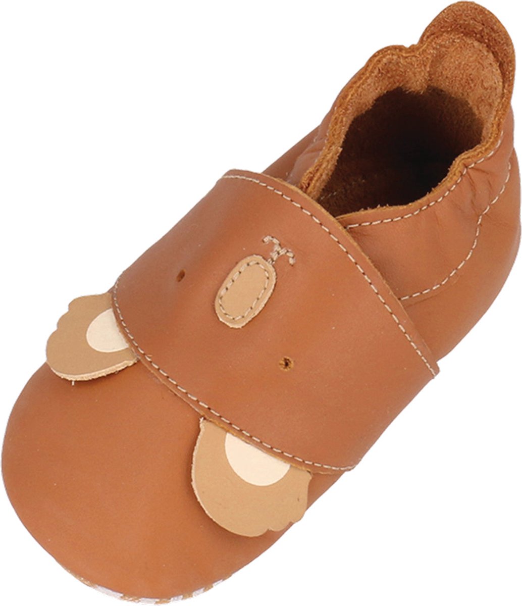 Bobux Soft Soles leren babyslofjes blauw | wehkamp