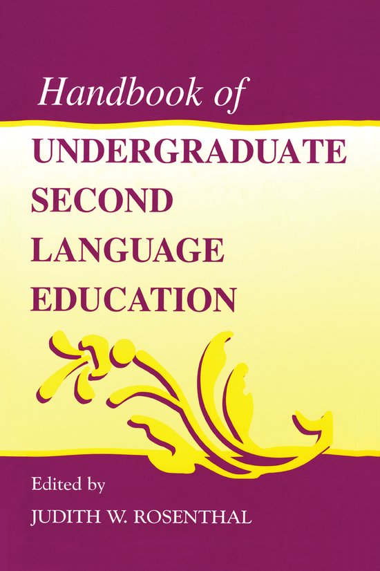 Handbook of Undergraduate Second Language Education - cover