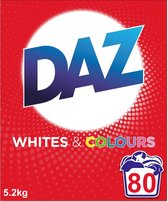 DAZ - Whites & Colours - Waspoeder - Wasmiddel - 5.2kg - 80 Wasbeurten